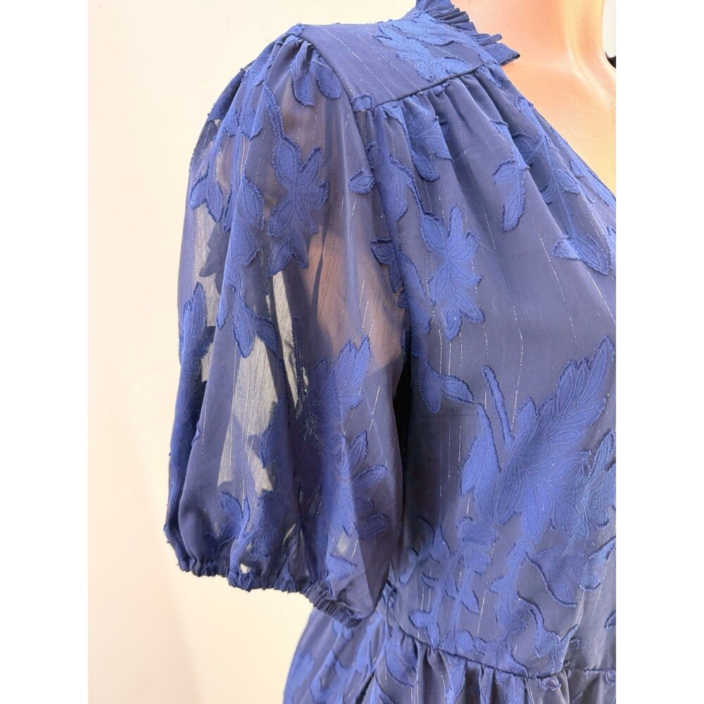 Draper James Women Dress Sz M Flare Flowers New W/Tag - Picture 6 of 17